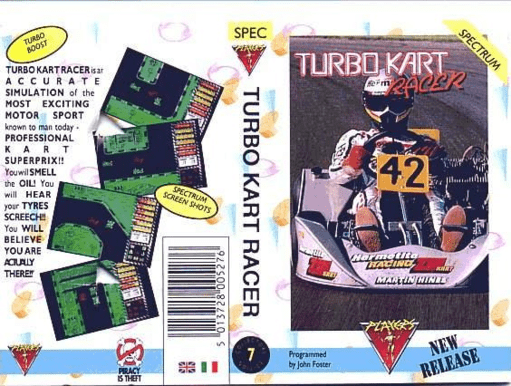Turbo Kart Racer box art for ZX Spectrum